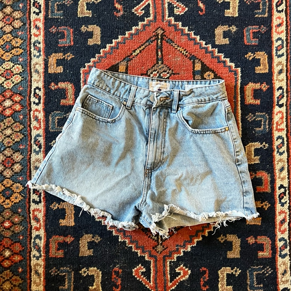 Cotton On High Rise Jean Shorts